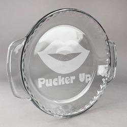 Lips (Pucker Up) Glass Pie Dish - 9.5in Round
