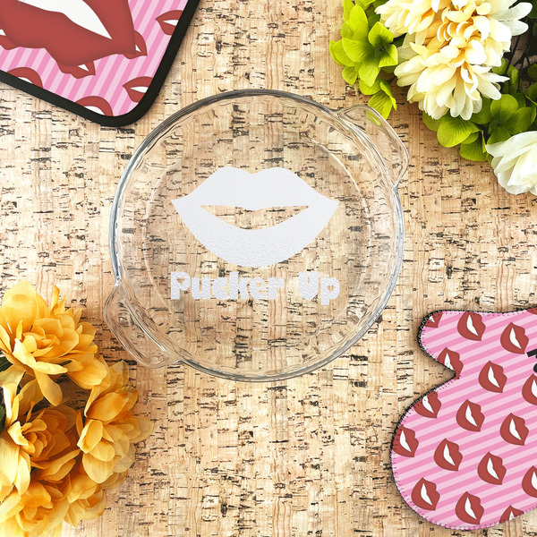 Lips (Pucker Up) Glass Pie Dish - LIFESTYLE