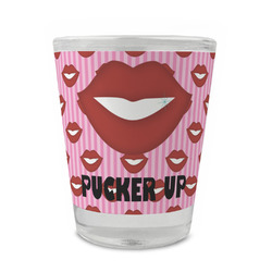 Lips (Pucker Up) Glass Shot Glass - 1.5 oz - Single