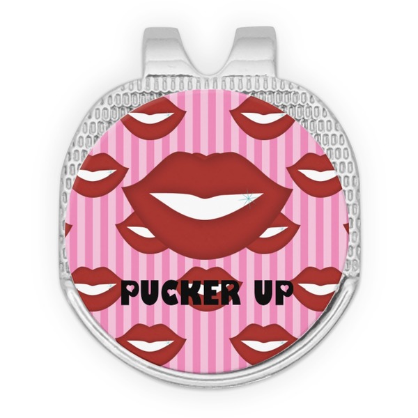 Lips (Pucker Up) Golf Ball Hat Marker Hat Clip