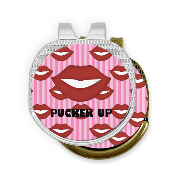 Lips (Pucker Up) Golf Ball Marker Hat Clip - PARENT/MAIN