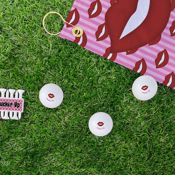 Lips (Pucker Up) Golf Balls - Generic - Set of 3 - LIFESTYLE