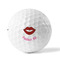 Lips (Pucker Up) Golf Balls - Titleist - Set of 12 - FRONT