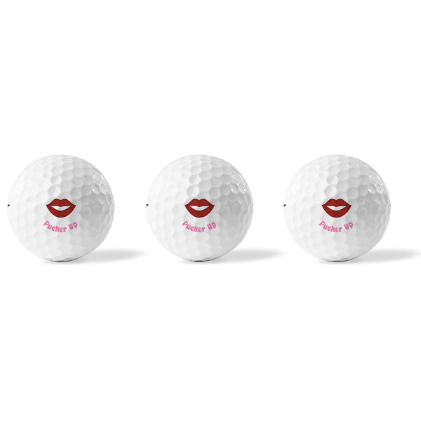 Lips (Pucker Up) Golf Balls - Titleist - Set of 3 - APPROVAL