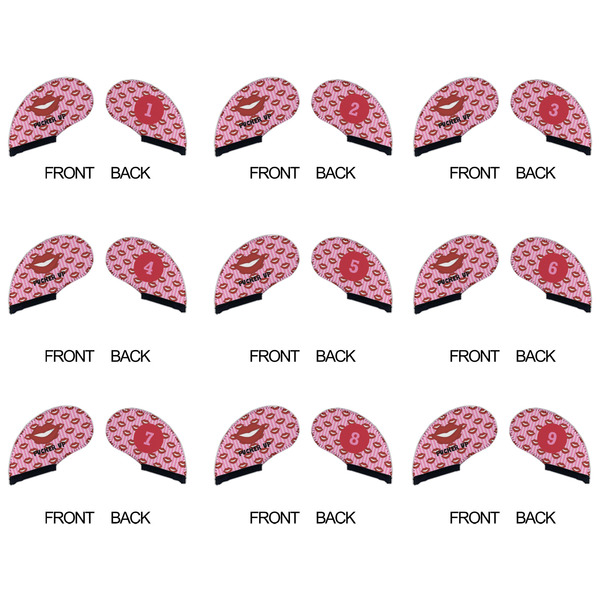 Lips (Pucker Up) Golf Club Covers - APPROVAL (set of 9)