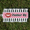 Lips (Pucker Up) Golf Tees & Ball Markers Set - Front