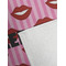 Lips (Pucker Up) Golf Towel - Detail