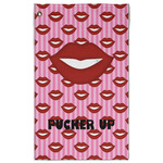 Lips (Pucker Up) Golf Towel - Poly-Cotton Blend