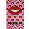 Lips (Pucker Up) Golf Towel (Personalized) - APPROVAL (Small Full Print)