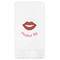 Lips (Pucker Up) Guest Napkin - Front View