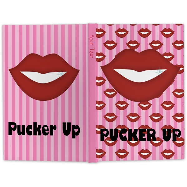 Lips (Pucker Up) Hard Cover Journal - Apvl