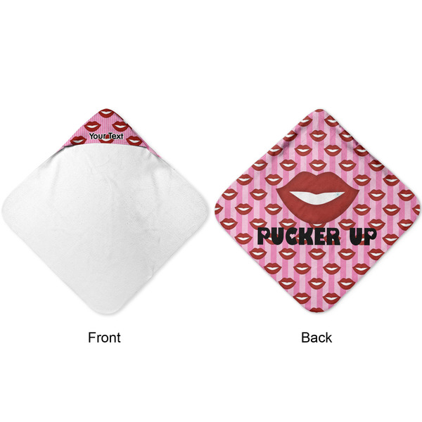 Lips (Pucker Up) Hooded Baby Towel- Approval