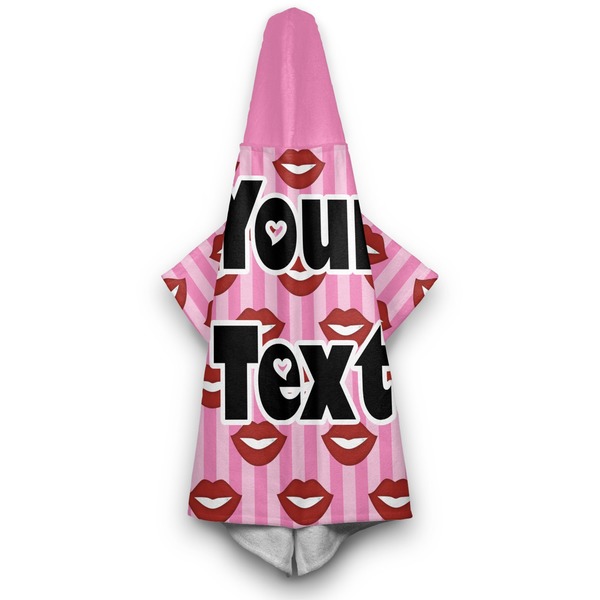 Lips (Pucker Up) Hooded Towel - Hanging