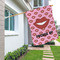 Lips (Pucker Up) House Flags - Double Sided - LIFESTYLE