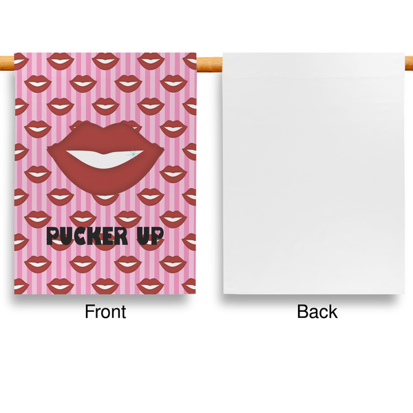 Lips (Pucker Up) House Flags - Single Sided - APPROVAL
