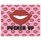 Lips (Pucker Up) Indoor / Outdoor Rug - 8'x10' - Front Flat