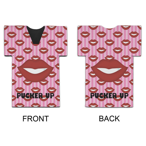 Lips (Pucker Up) Jersey Bottle Cooler - APPROVAL