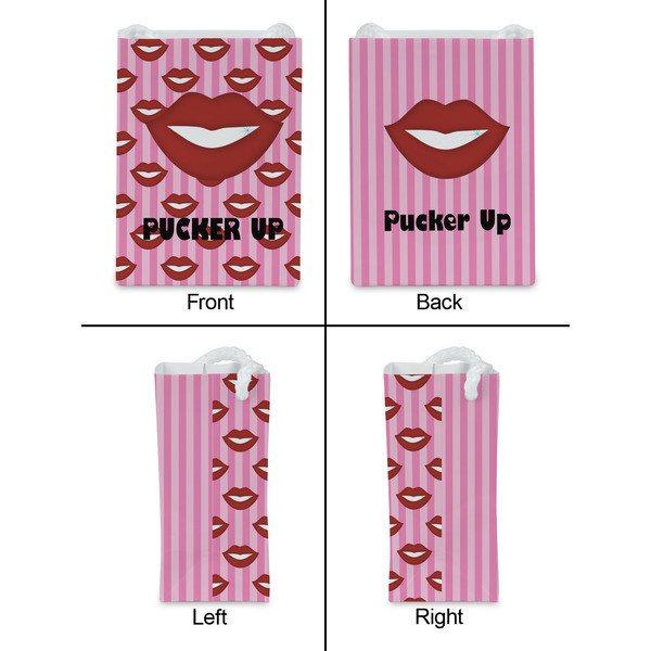 Lips (Pucker Up) Jewelry Gift Bag - Gloss - Approval