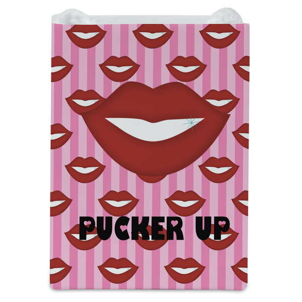 Lips (Pucker Up) Jewelry Gift Bag - Gloss - Front