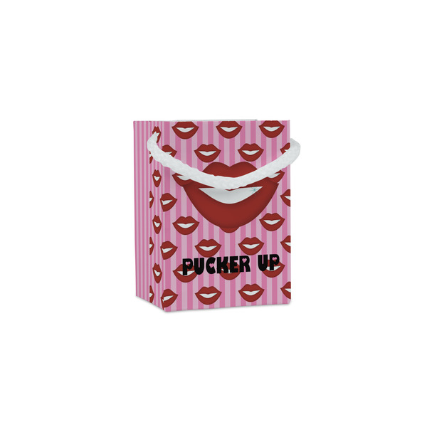 Custom Lips (Pucker Up) Jewelry Gift Bags - Gloss