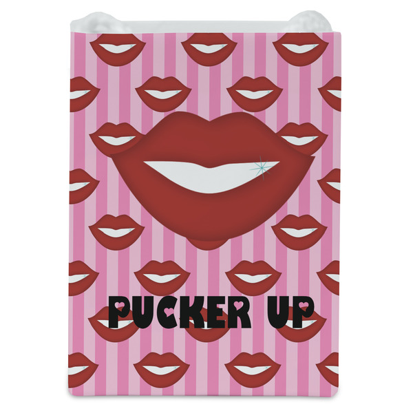 Lips (Pucker Up) Jewelry Gift Bag - Matte - Front