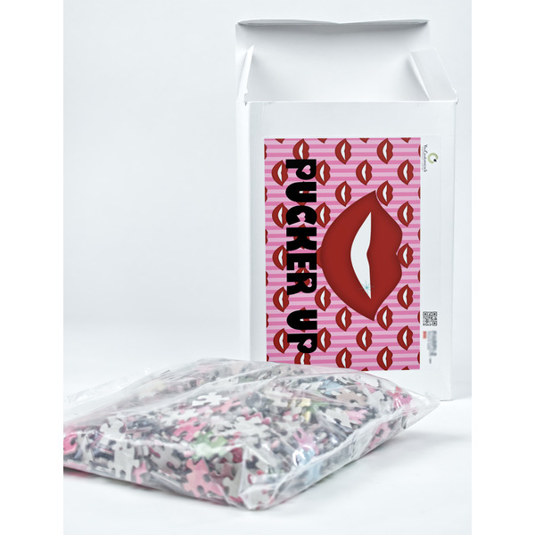 Lips (Pucker Up) Jigsaw Puzzle 1014 Piece - Box
