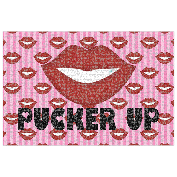 Custom Lips (Pucker Up) 1014 pc Jigsaw Puzzle
