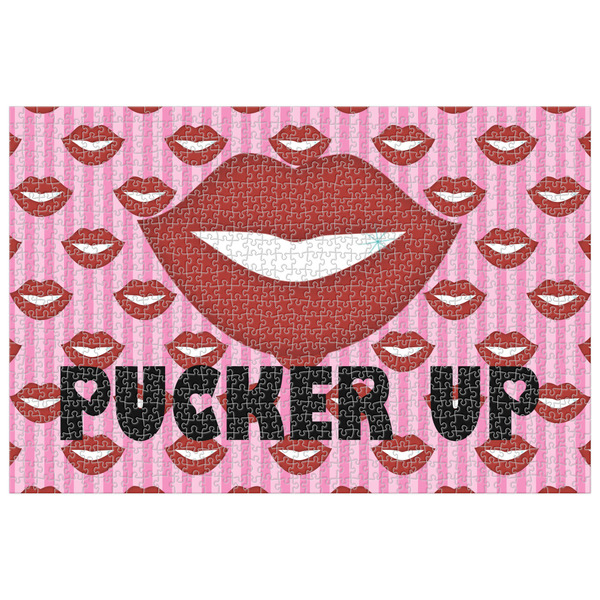 Custom Lips (Pucker Up) Jigsaw Puzzle - 1000-piece