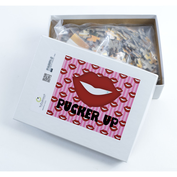 Lips (Pucker Up) Jigsaw Puzzle 252 Piece - Box
