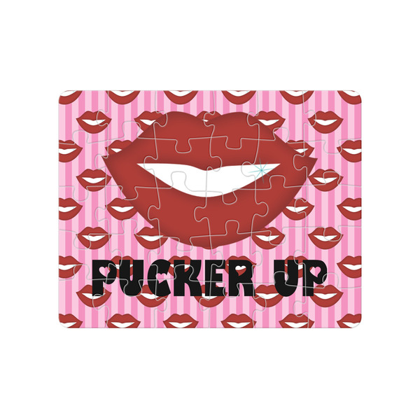 Custom Lips (Pucker Up) Jigsaw Puzzles