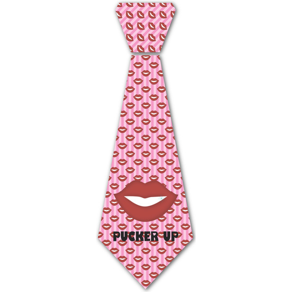 Custom Lips (Pucker Up) Iron On Tie - 4 Sizes
