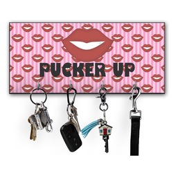 Lips (Pucker Up) Key Hanger w/ 4 Hooks