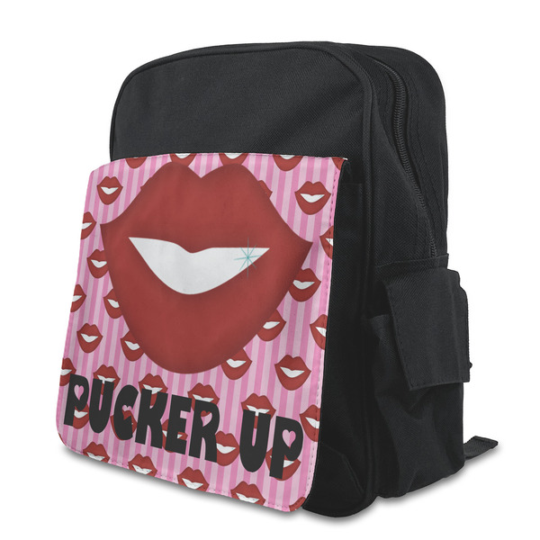 Custom Lips (Pucker Up) Preschool Backpack