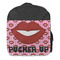 Lips (Pucker Up) Kids Backpack - Front
