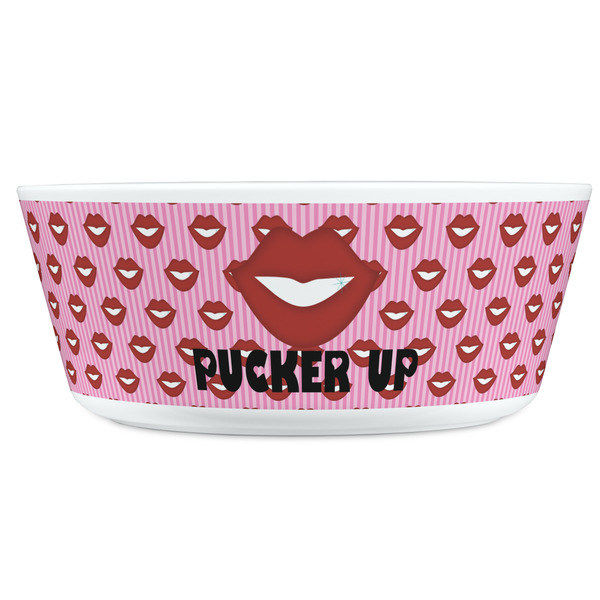 Lips (Pucker Up) Kids Bowls - FRONT