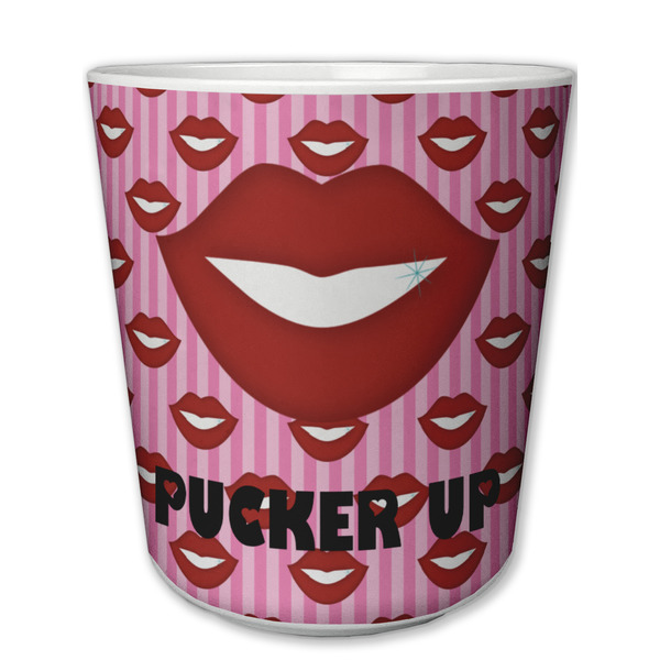 Custom Lips (Pucker Up) Plastic Tumbler 6oz