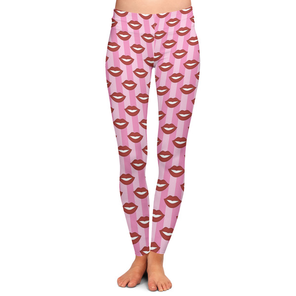 Custom Lips (Pucker Up) Ladies Leggings - Extra Large