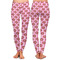 Lips (Pucker Up) Ladies Leggings - Front and Back