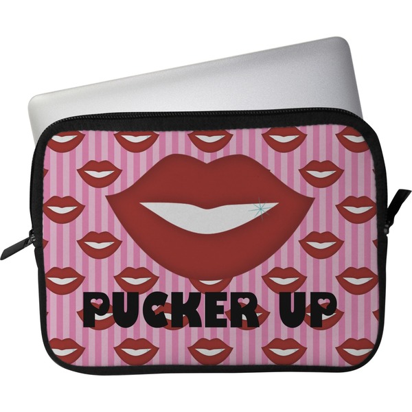 Custom Lips (Pucker Up) Laptop Sleeve / Case