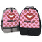 Lips (Pucker Up) Large Backpacks - Both