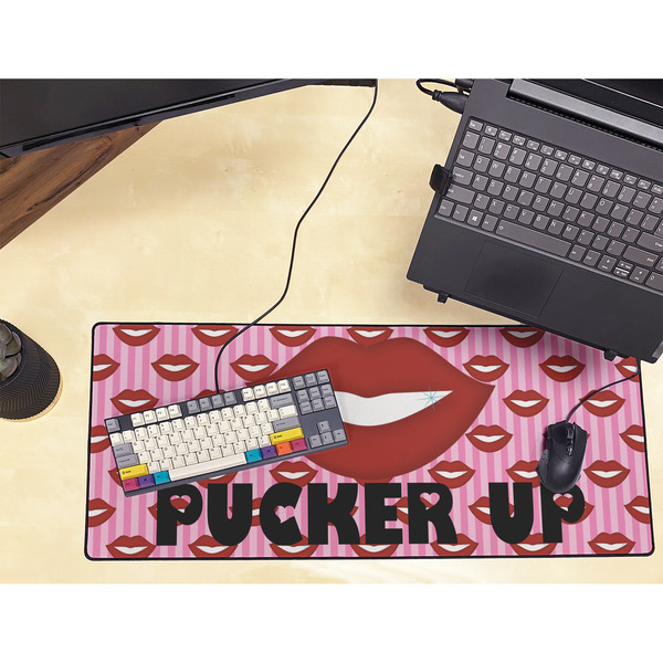 Lips (Pucker Up) Large Gaming Mats - LIFESTYLE