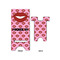 Lips (Pucker Up) Large Phone Stand - Front & Back