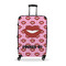 Lips (Pucker Up) Suitcase - 28" Large - Checked