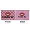 Lips (Pucker Up) Large Zipper Pouch Approval (Front and Back)