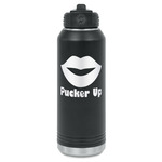 Lips (Pucker Up) Water Bottles - Laser Engraved