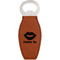 Lips (Pucker Up) Leather Bar Bottle Opener - Single