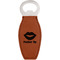 Lips (Pucker Up) Leatherette Bottle Opener - Double Sided