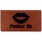 Lips (Pucker Up) Leather Checkbook Holder - Main