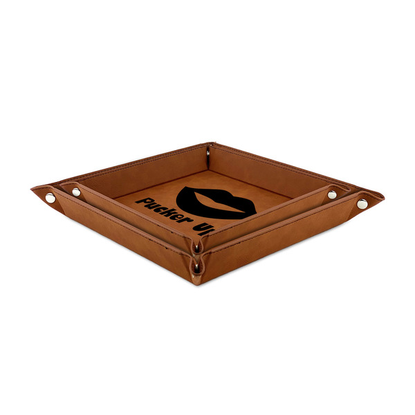 Lips (Pucker Up) Leather Valet Trays - PARENT MAIN (both trays)