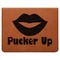 Lips (Pucker Up) Leatherette 4-Piece Wine Tool Set Flat